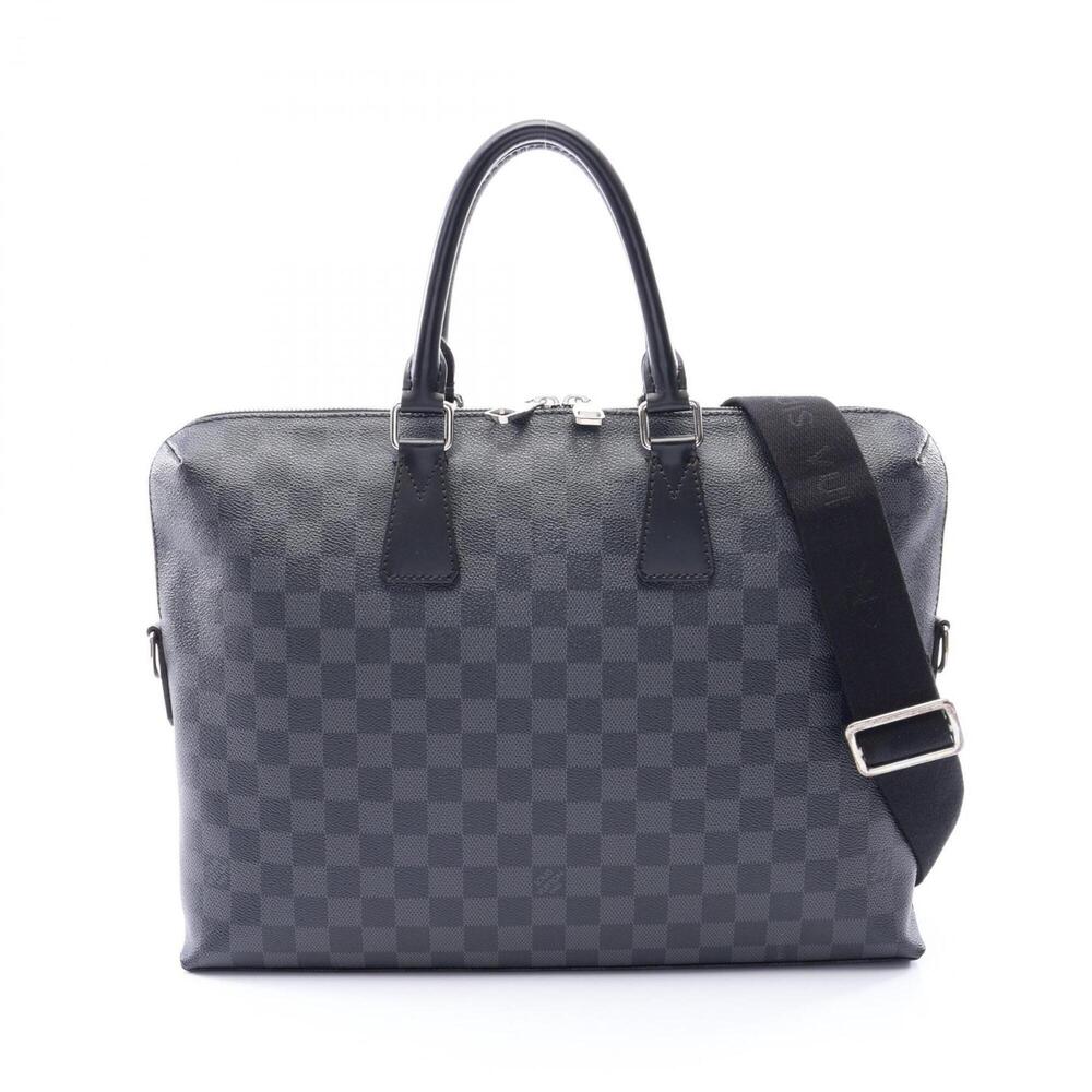 Louis Vuitton PDJ Port Document Jour 2-Way Briefcase Handbag, Coated Canvas a...